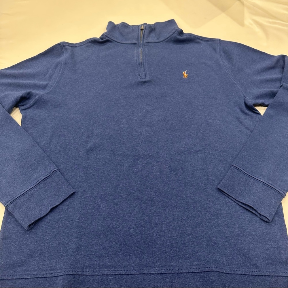 Polo Ralph Lauren Blue Half Zip Sweater - Picture 10 of 10